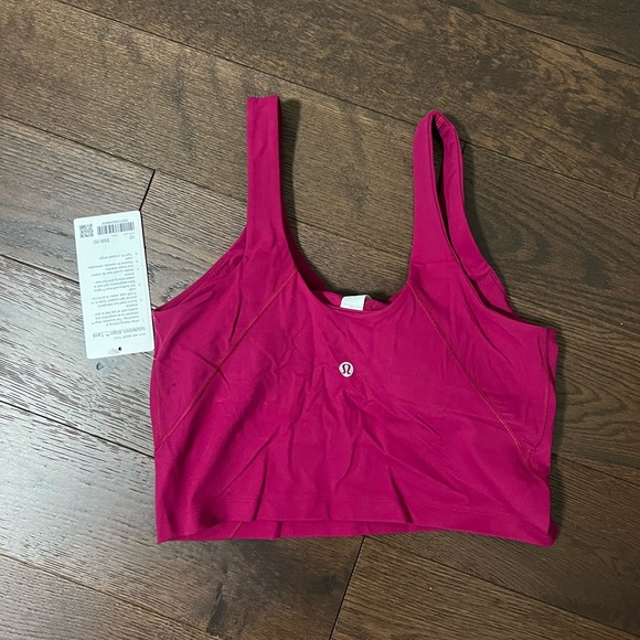 NWT Lululemon Align Tank Top *Light Support, A/B Cup in Berry Rumble - Picture 4 of 9